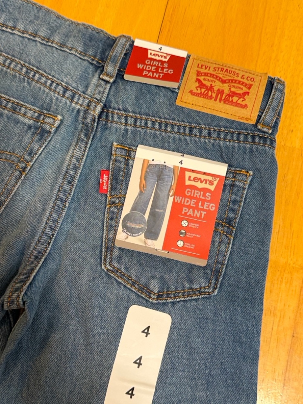 Levi's - Girls Wide Leg Pant - NWT - Picture 3 of 5